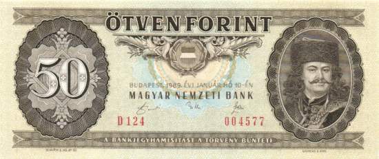 50 Forint 1989